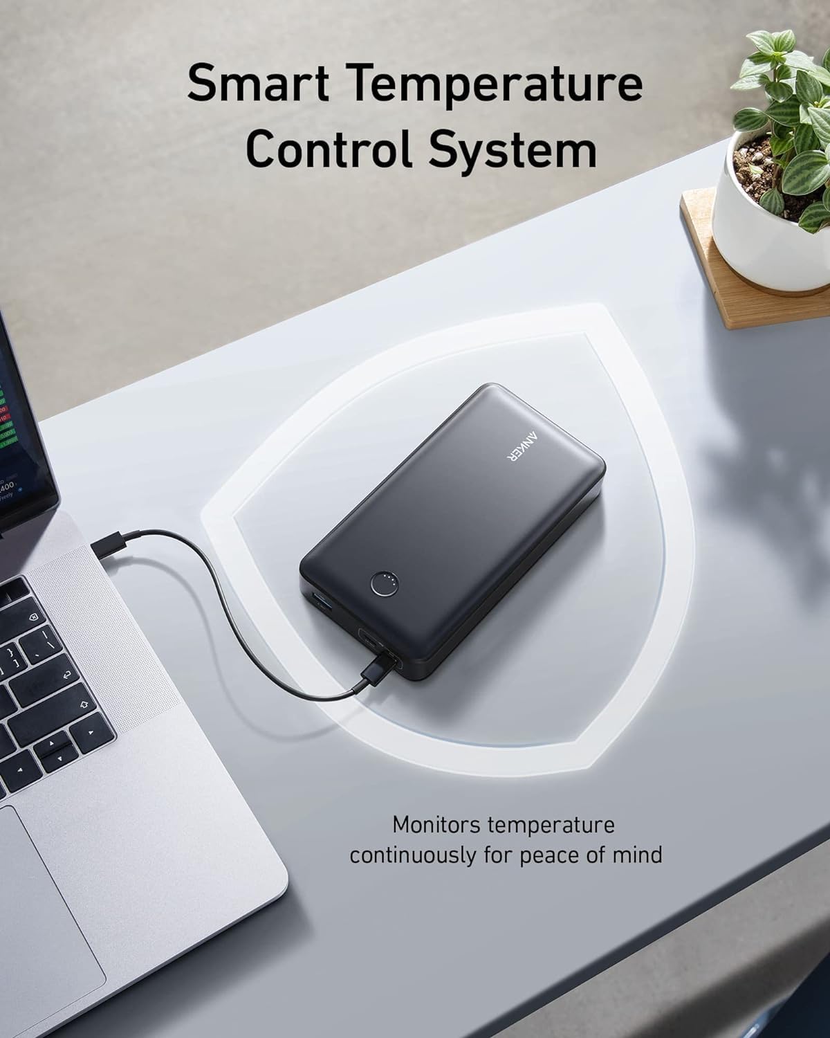 Anker 537 Power Bank 24000 MAh 65W Fast Charging, (PowerCore 24K For Laptop) Android Devices - Black - 93Mobiles Anker 537 Power Bank 24000 MAh 65W Fast Charging, (PowerCore 24K For Laptop) Android Devices - Black - 93Mobiles