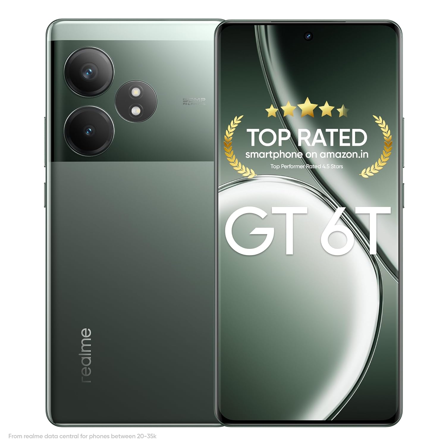Realme GT 6 5G Dual SIM Razor Green 256GB and 8GB RAM