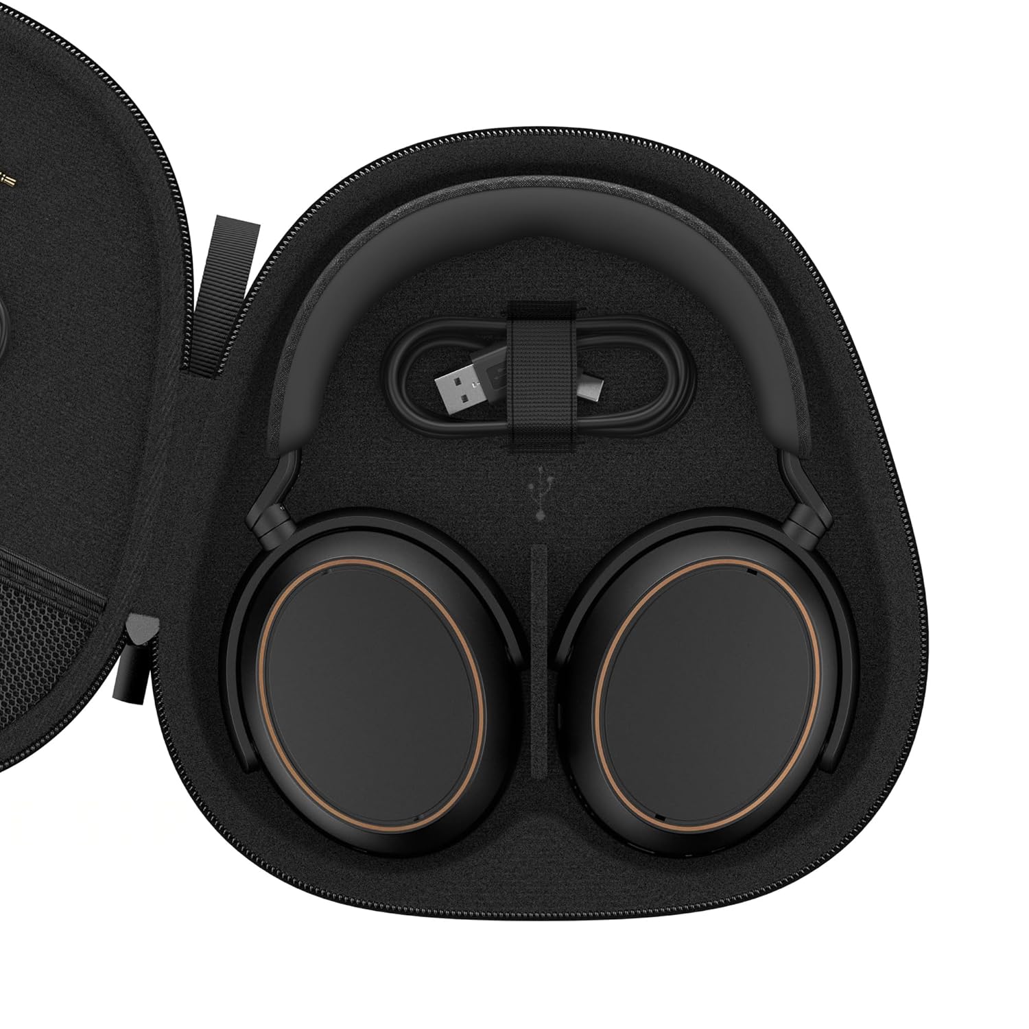 Sennheiser Momentum 4 Wireless Over Ear Headphones Designed In Germany, 2 Yr Warranty, Black/Copper - 93Mobiles Sennheiser Momentum 4 Wireless Over Ear Headphones Designed In Germany, 2 Yr Warranty, Black/Copper - 93Mobiles