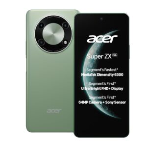 Acer Super ZX 5G (Cosmic Green, 8GB RAM, 128GB Storage)