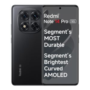 Redmi Note 14 Pro 5G itan Black 8GB RAM 256GB Storage